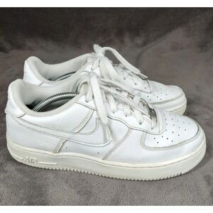 Nike Air Force 1 Low Triple White DH2920-111 Size 6.5Y Pre-Owned Sneakers Youth